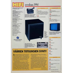 Hifi-lehti : Subwooferit, super DAT-nauhurit - begagnade magazine