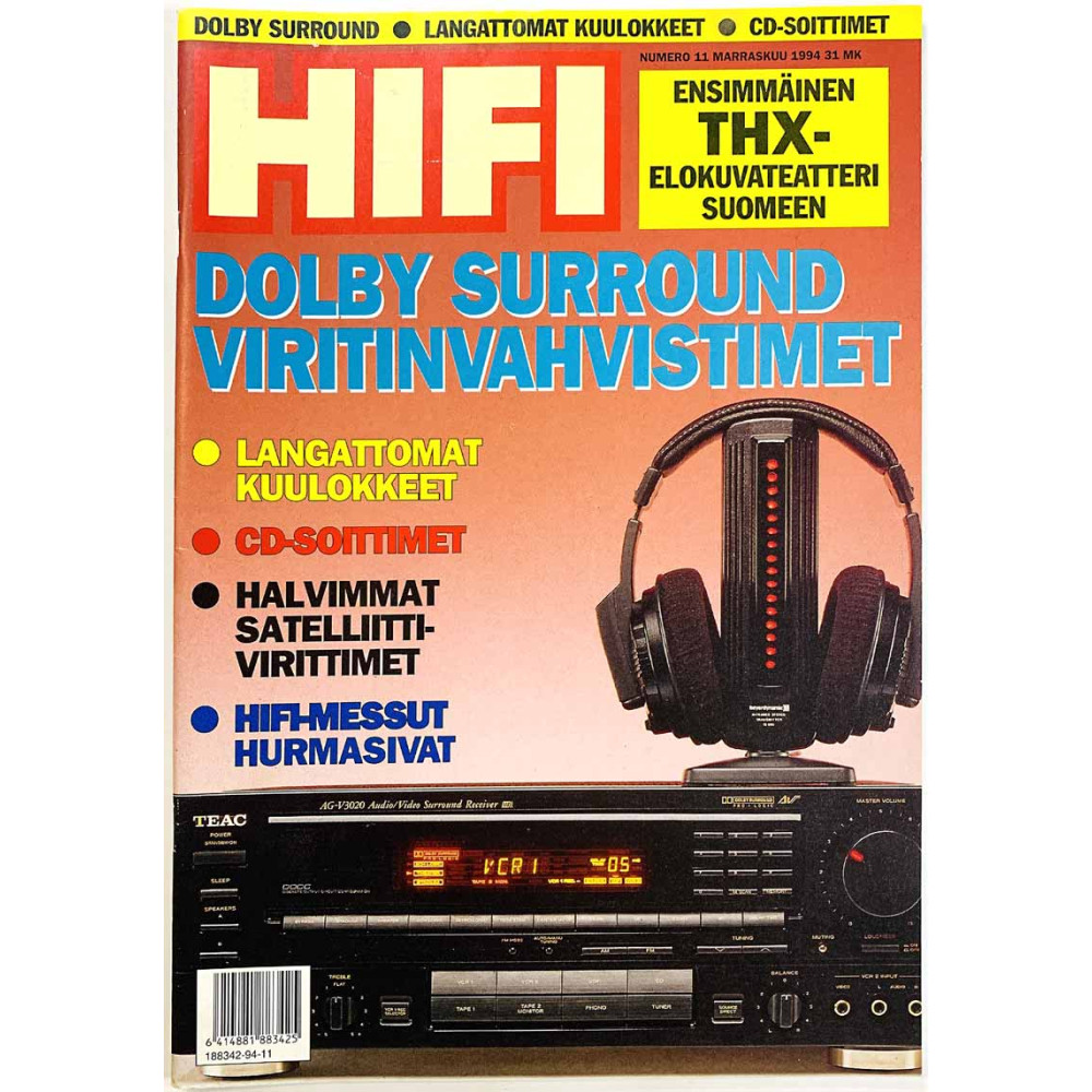 Hifi-lehti : Dolby surround viritinvahvistimet - begagnade magazine