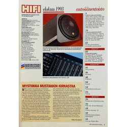 Hifi-lehti 1993 8 tee itse: autostereon automaattinen voimakkuussäädin aikakauslehti