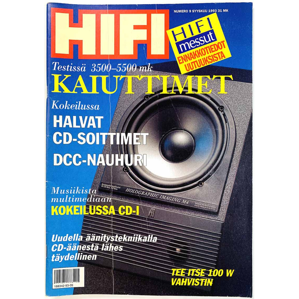 Hifi-lehti : Testissä 3500-5500 mk kaiuttimet - begagnade magazine