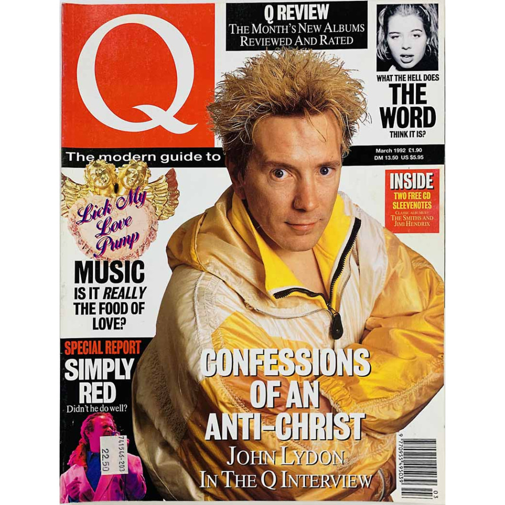 Q magazine : Simply Red, Madness, Ian McClloch - begagnade magazine