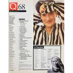 Q magazine : Cure, Cher, Bruce Springsteen - begagnade magazine