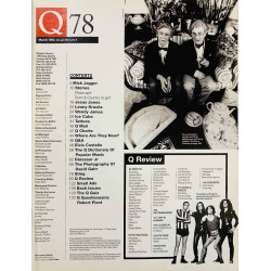Q magazine : Lenny Kravitz, Ice Cube, Sting, Elvis Costello - begagnade magazine