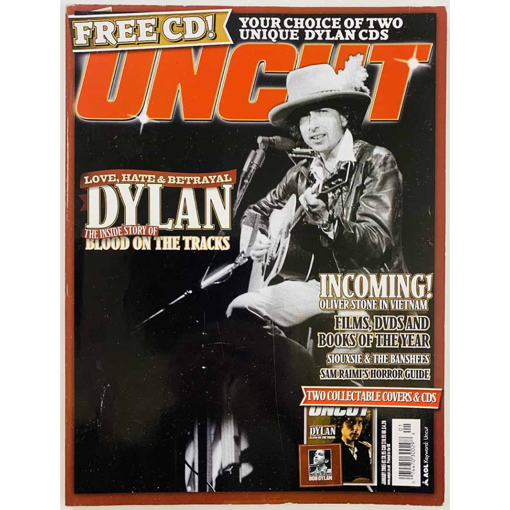Uncut magazine 2005 january Dolly Parton, Oliver Stone, John Peel aikakauslehti