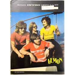 Intro 1970 numero 10 30.5.1970 Lemon, Inga Sulin, Ryysyrannan viimeiset hipat aikakauslehti