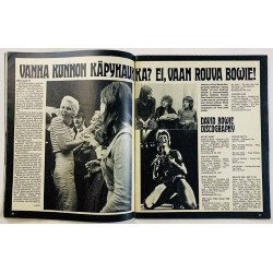 Suosikki 1973 10 Zeppelinin kiertueella, Bowie rakastaa kaikkia! aikakauslehti