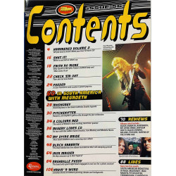 Metal Hammer 1998 November Iron Maiden, Black Sabbath, Faith No More aikakauslehti