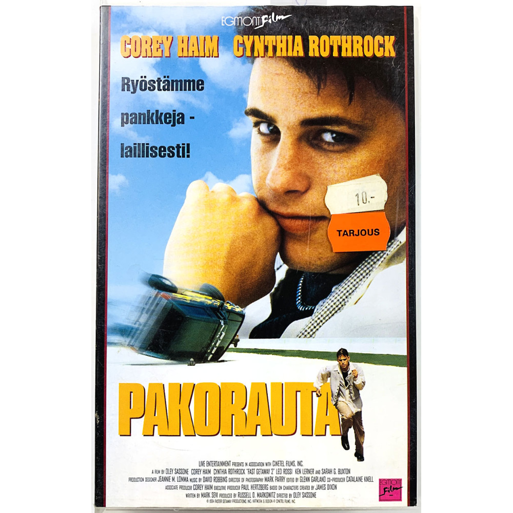 VHS cassette suomitekstitys 1993  Pakorauta, ryöstämme pankkeja lailisesti VHS video