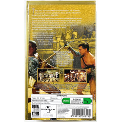 VHS-videokasetti suomitekstitys: Spartacus, a Stanley Kubrick film kansipaperi VG+ VHS-kasetin kunto EX VHS video