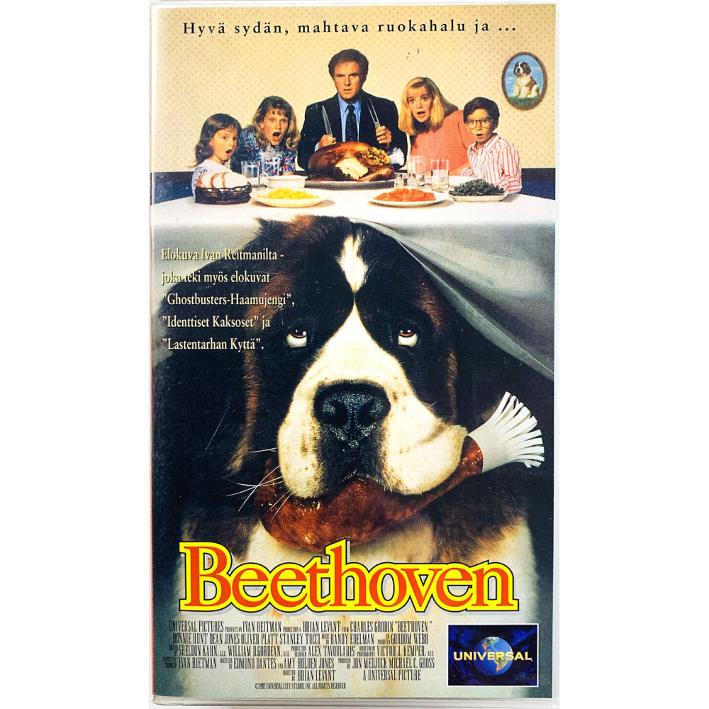 VHS cassette suomitekstitys 1991  Beethoven VHS video