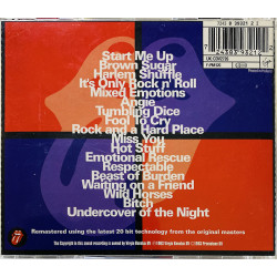 Rolling Stones Käytetty CD Jump Back  kansi EX- levy EX- Käytetty CD