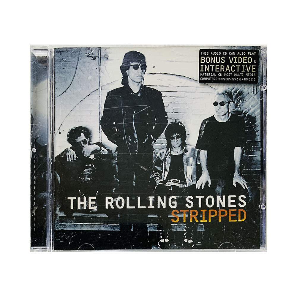Rolling Stones Käytetty CD Stripped  kansi EX- levy EX Käytetty CD
