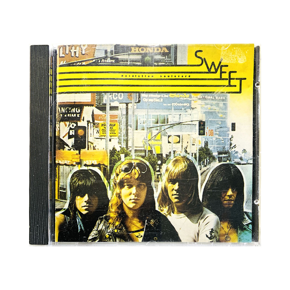 Sweet Käytetty CD Desolation Boulevard  kansi EX- levy EX Käytetty CD