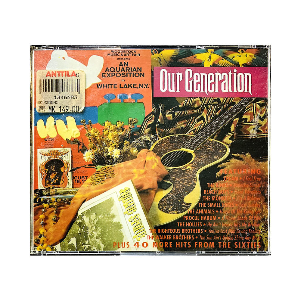 Canned Heat, Cream, Nilsson, McCoys 1989 TELCD 39 Our Generation 3CD CD Begagnat