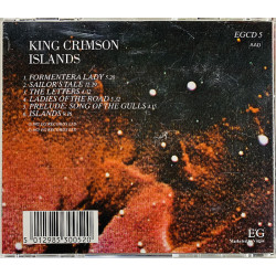 King Crimson Käytetty CD Islands  kansi EX- levy EX Käytetty CD