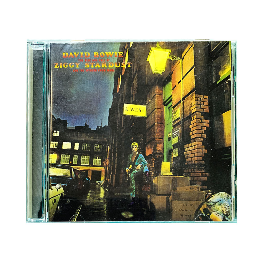 Bowie David CD The Rise And Fall of Ziggy Stardust + 5 bonus tracks  kansi EX- levy EX Käytetty CD
