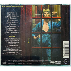 Bowie David CD The Rise And Fall of Ziggy Stardust + 5 bonus tracks  kansi EX- levy EX Käytetty CD