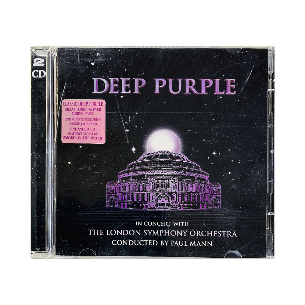 Deep Purple CD In Concert with the London Symphony Orchestra 2CD  kansi EX- levy EX Käytetty CD