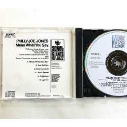 Jones Philly Joe 1977 SNTCD 735 Mean what You Say CD Begagnat