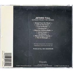 Jethro Tull CD Songs from the Wood  kansi EX- levy EX Käytetty CD