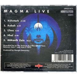 Magma 1975 CPCD 8171 Magma Live CD Begagnat
