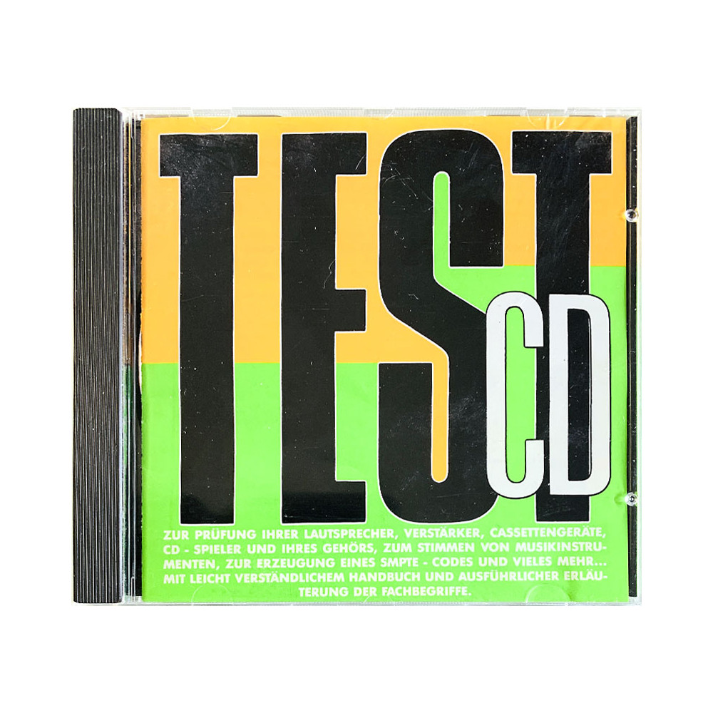 Test CD CD 99 raitaa testiääniä eri taajuuksilla  kansi EX- levy EX Käytetty CD