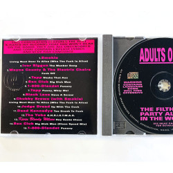 Wayne County, Sex Club, Dead Kennedys CD Adults Only! (X-Rated Hits)  kansi EX- levy EX Käytetty CD