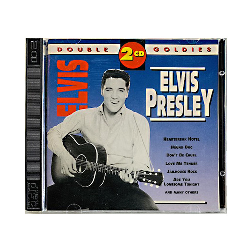 Presley Elvis CD Double Goldies 2CD  kansi EX- levy EX Käytetty CD