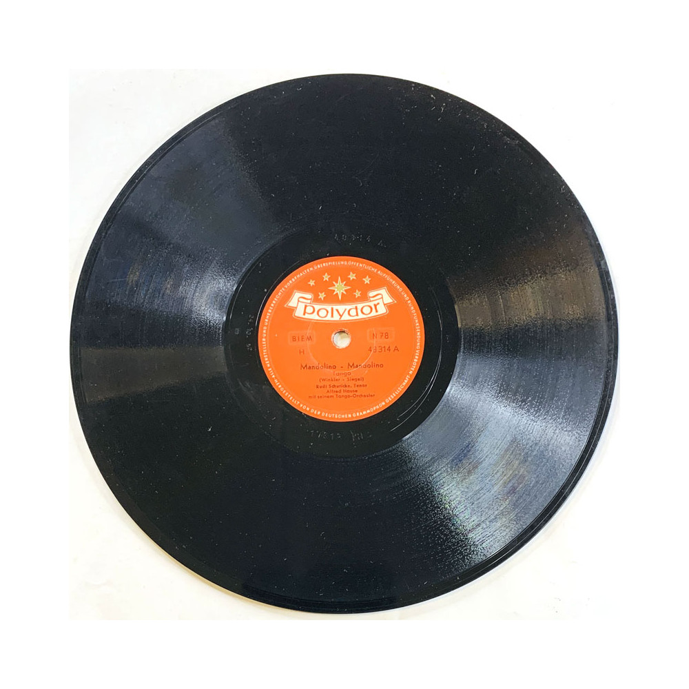 Schuricke Rudi 1950 48314 Mandolino / Florentinische nächte stenkaka 78-varvare
