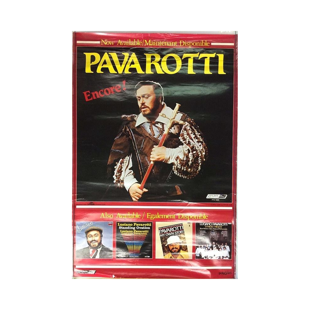 Pavarotti: Encore: Promojuliste 60cm x 90cm - JULISTE