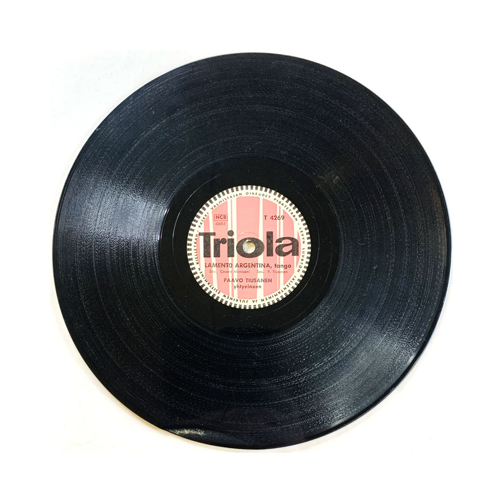 Tiusanen Paavo 1956 T 4269 Lamento Argentina / Conchita stenkaka 78-varvare