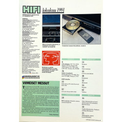 Hifi-lehti 1991 numero 10 lokakuu CD on vallannut äänitemarkkinat aikakauslehti
