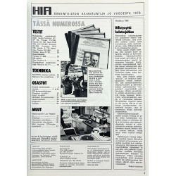 Hifi-lehti 1989 3 maaliskuu NoNoise ritinät pois äänitevanhuksilta aikakauslehti