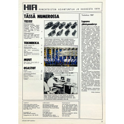 Hifi-lehti : Järeät tehovahvistimet, vinyyli vastaan CD - begagnade magazine