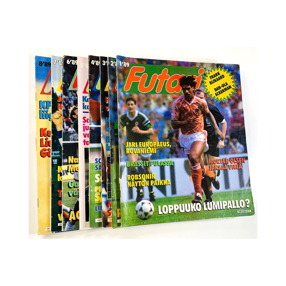 Futari-lehti : Vuosikerta 1989 8 numeroa - begagnade magazine