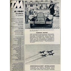 Tekniikan Maailma 1960,1961 1960 5, 1960 7, 1961 6 3 numeroa mäkärä radalla, koeajo Wartburg, aurinkotalo aikakauslehti