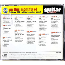 Guitar Techniques 1998 Christmas Don’t play rubbish - play like Garbage + CD aikakauslehti