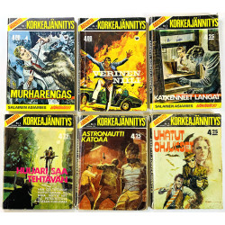 Agentti Korkeajännitys 1976 Numerot 1 - 12 Vuosikerta 12 numeroa 1976 aikakauslehti