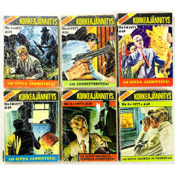 Agentti Korkeajännitys 1977 Numerot 1 - 12 Vuosikerta 12 numeroa 1977 aikakauslehti