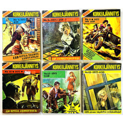 Agentti Korkeajännitys 1977 Numerot 1 - 12 Vuosikerta 12 numeroa 1977 aikakauslehti