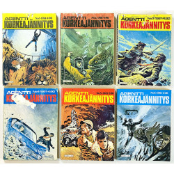 Agentti Korkeajännitys 1981 Numerot 1 - 12 Vuosikerta 12 numeroa 1981 aikakauslehti