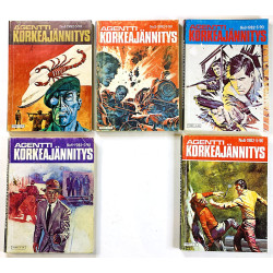 Agentti Korkeajännitys 1982 Numerot 1 - 4 ja 6 - 12 Vuosikerrasta 11 numeroa 1982 aikakauslehti