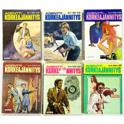 Agentti Korkeajännitys 1984 Numerot 1 - 12 Vuosikerta 12 numeroa 1984 aikakauslehti