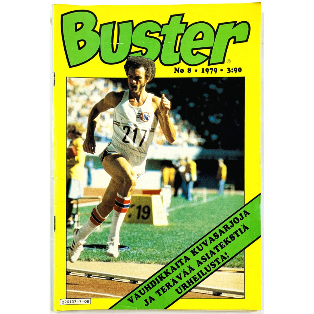Buster 1979 No 8 8/1979 liiga loppuottelu Nottingham Forest - Malmo FF aikakauslehti
