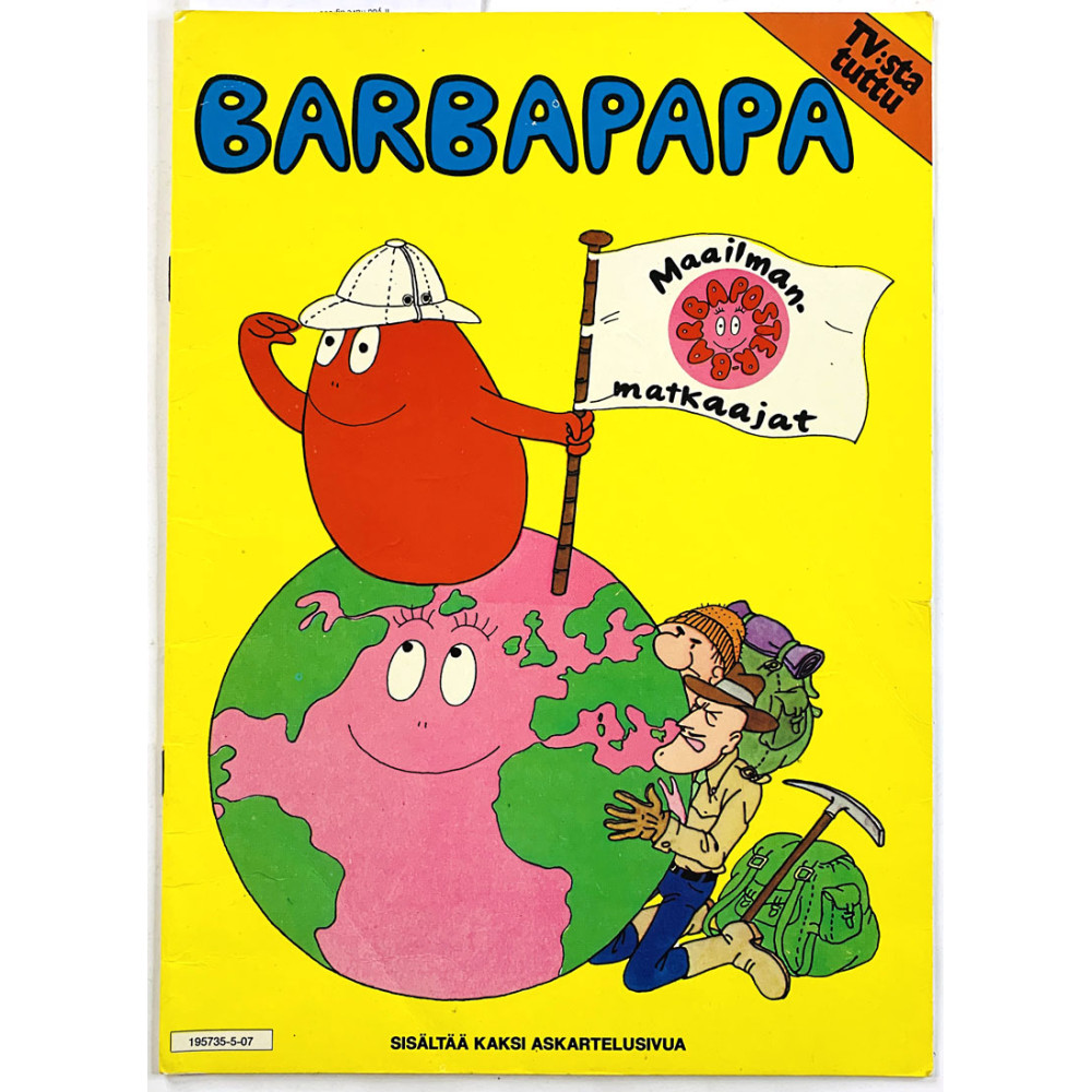Barbapapa 1984 195435-5-07 Maailmanmatkaajat aikakauslehti