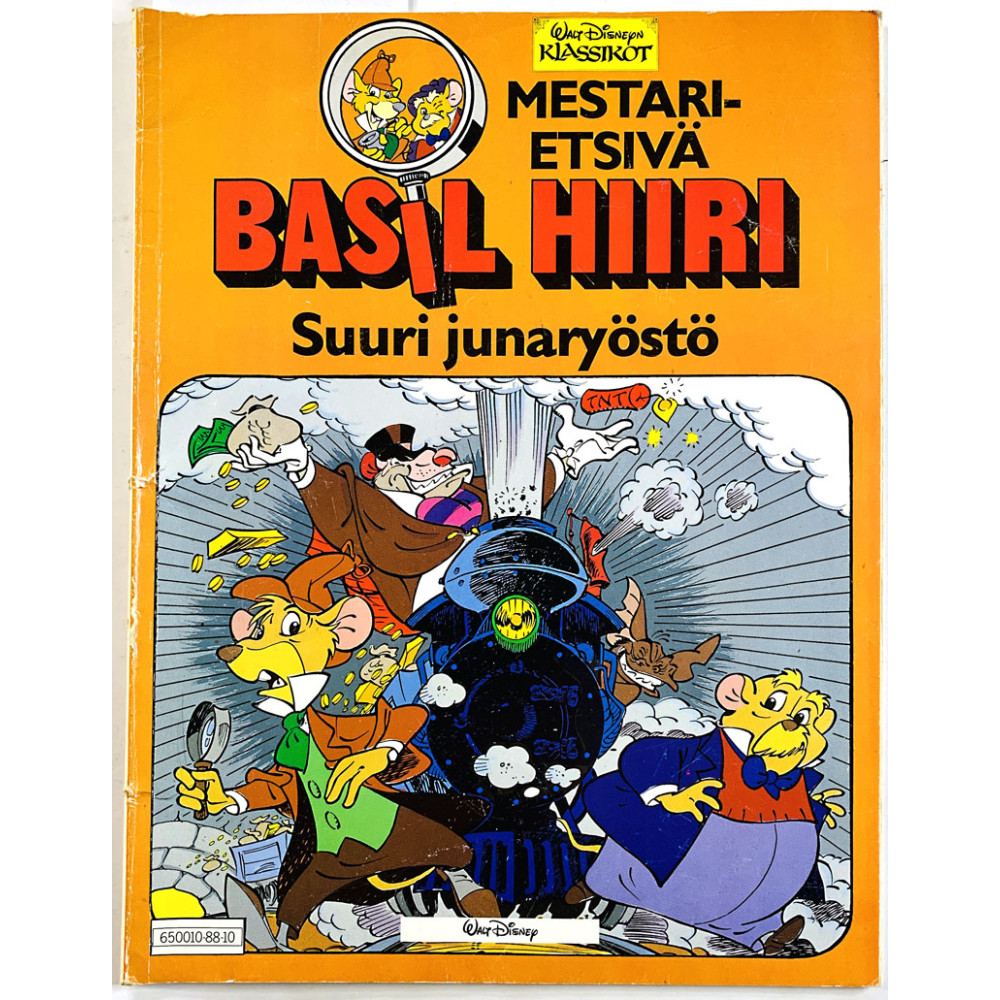 Mestarietsivä Basil Hiiri : Suuri junaryöstö - begagnade magazine