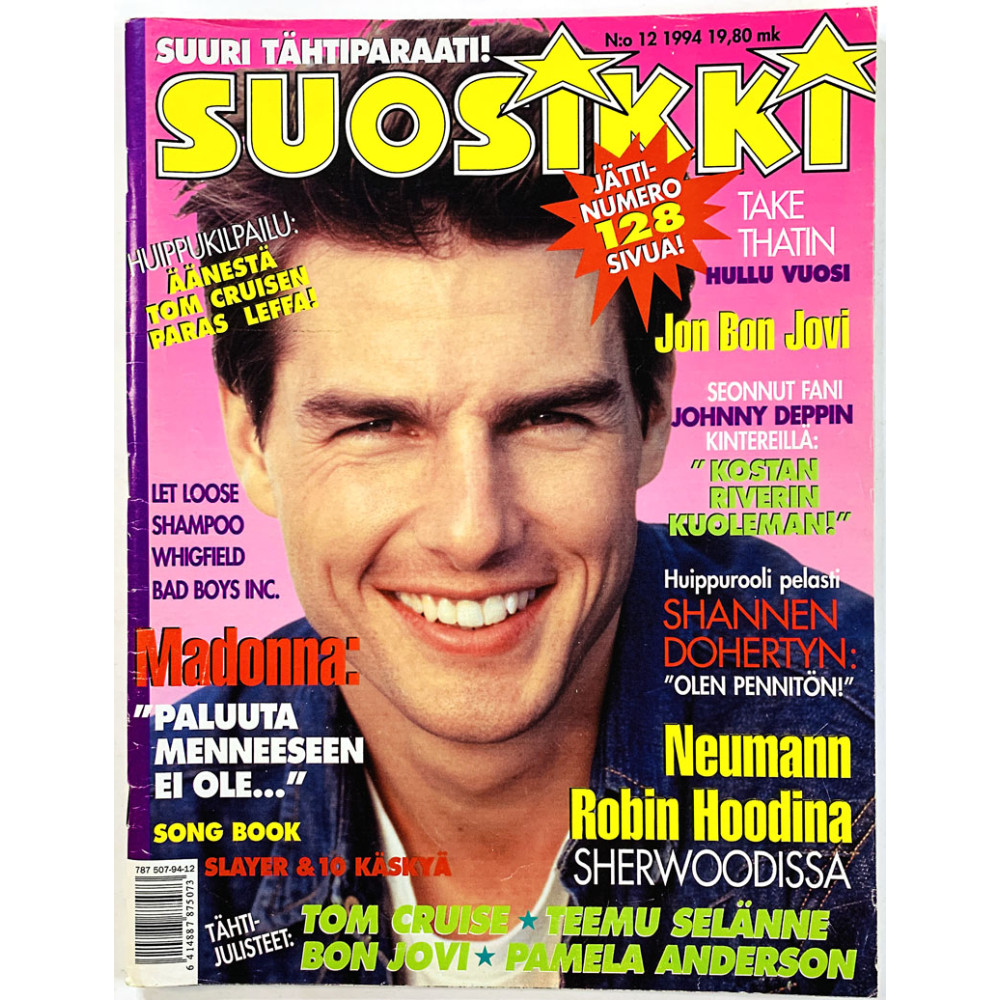 Suosikki 1994 N:o 12 Neumann Robin Hoodina Sherwoodissa aikakauslehti