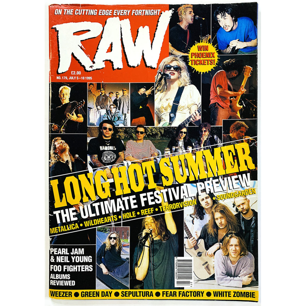 RAW magazine : Soul Asylum, Foo Fighters, Sepultura - begagnade magazine