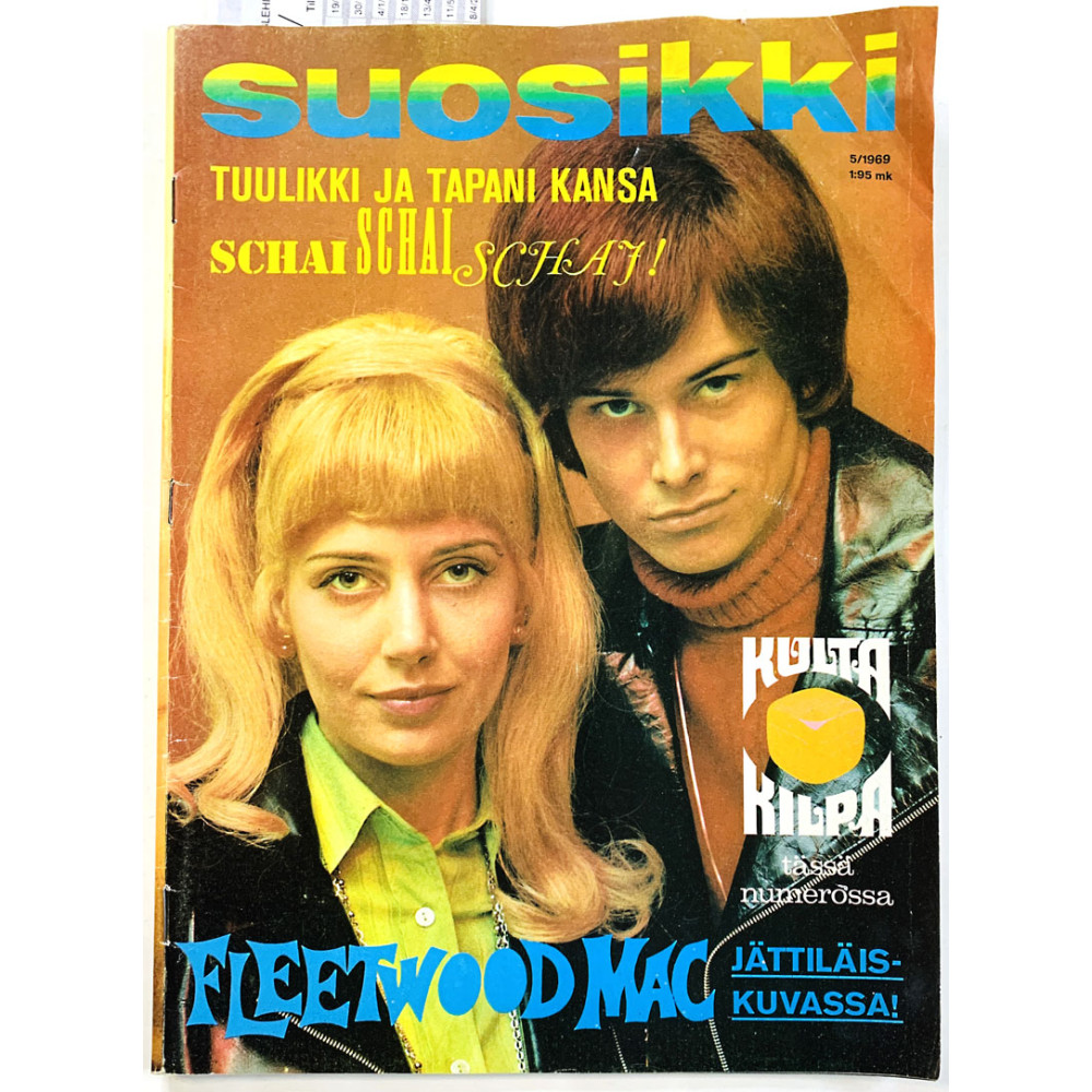 Suosikki 1969 5 Otis Redding, Tapani Kansa, Ernos aikakauslehti