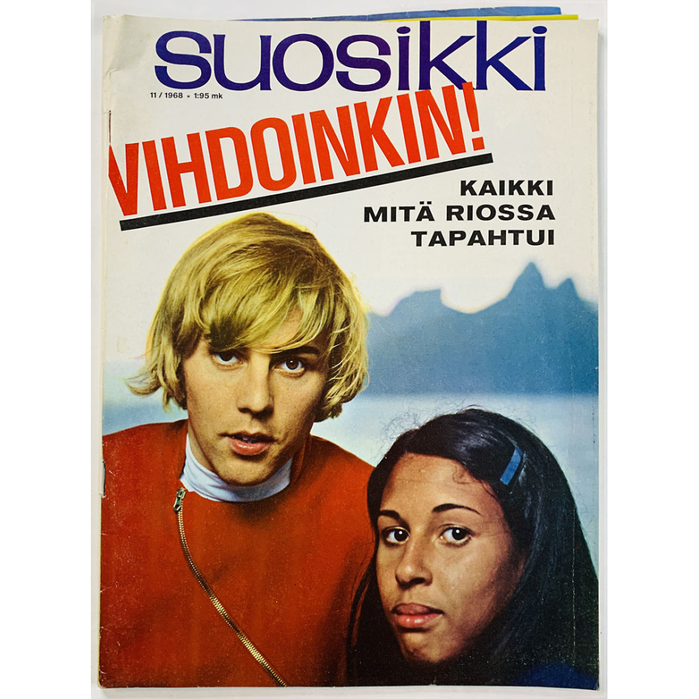 Suosikki 1968 11 Soulset, Kirka stoori 2, Marianne Faithfull aikakauslehti